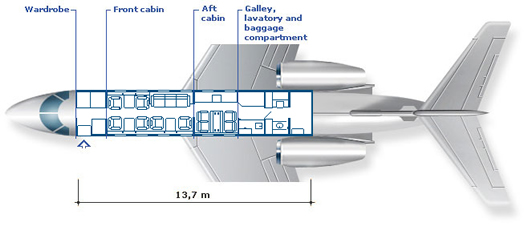 cabina Gulfstream G350